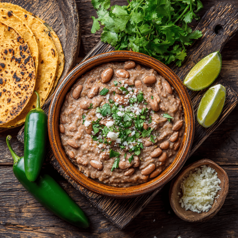 Authentic Refried Beans Recipe