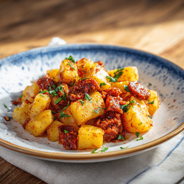 Papas con Chorizo