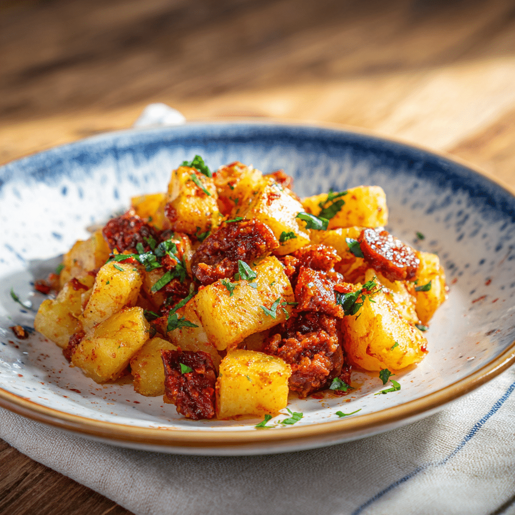 Papas con Chorizo