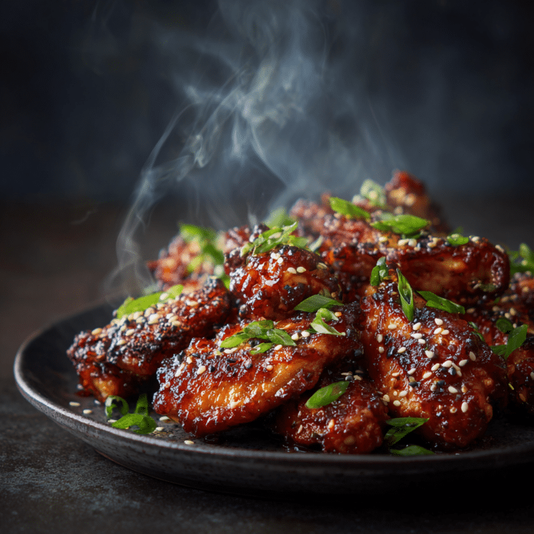 Baked Korean Chicken Wings