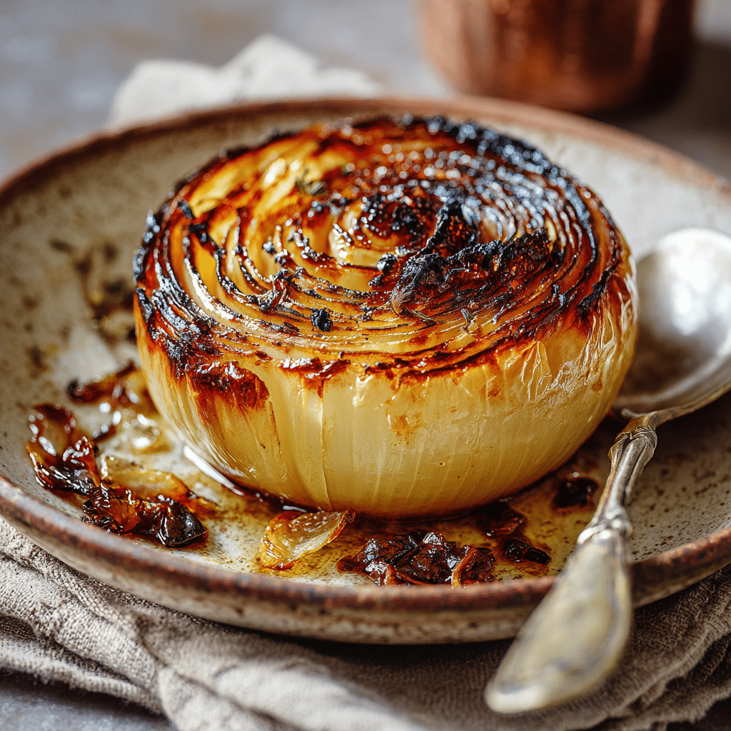 Onion Boil (Whole Roasted Onion) Recipe