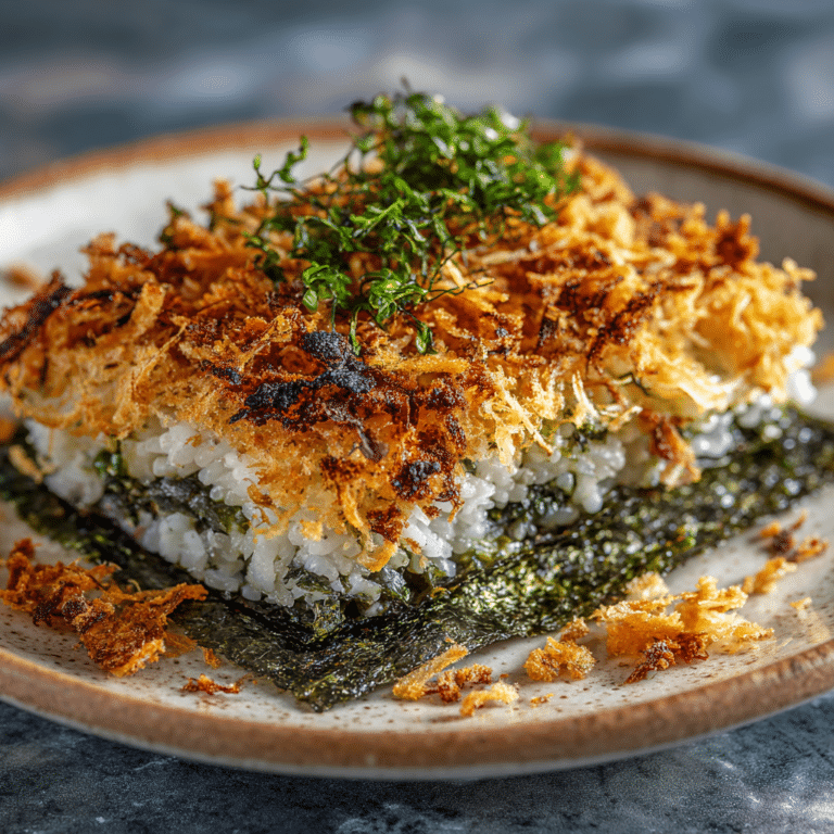 Creamy Rice-Stuffed Nori Bake (Open Sheet) Recipe