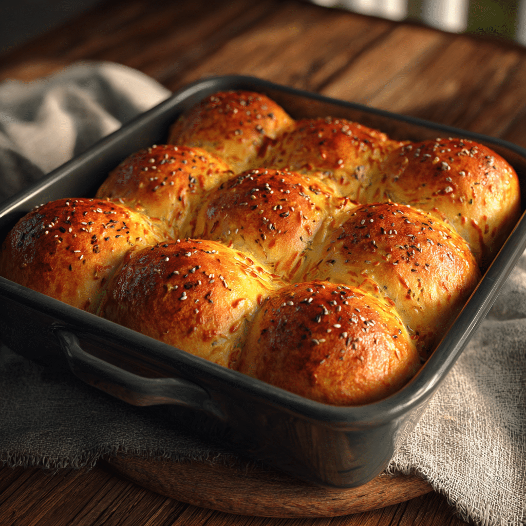 Creamy Rice-Stuffed Savory Rolls (Uncut Bake) Recipe