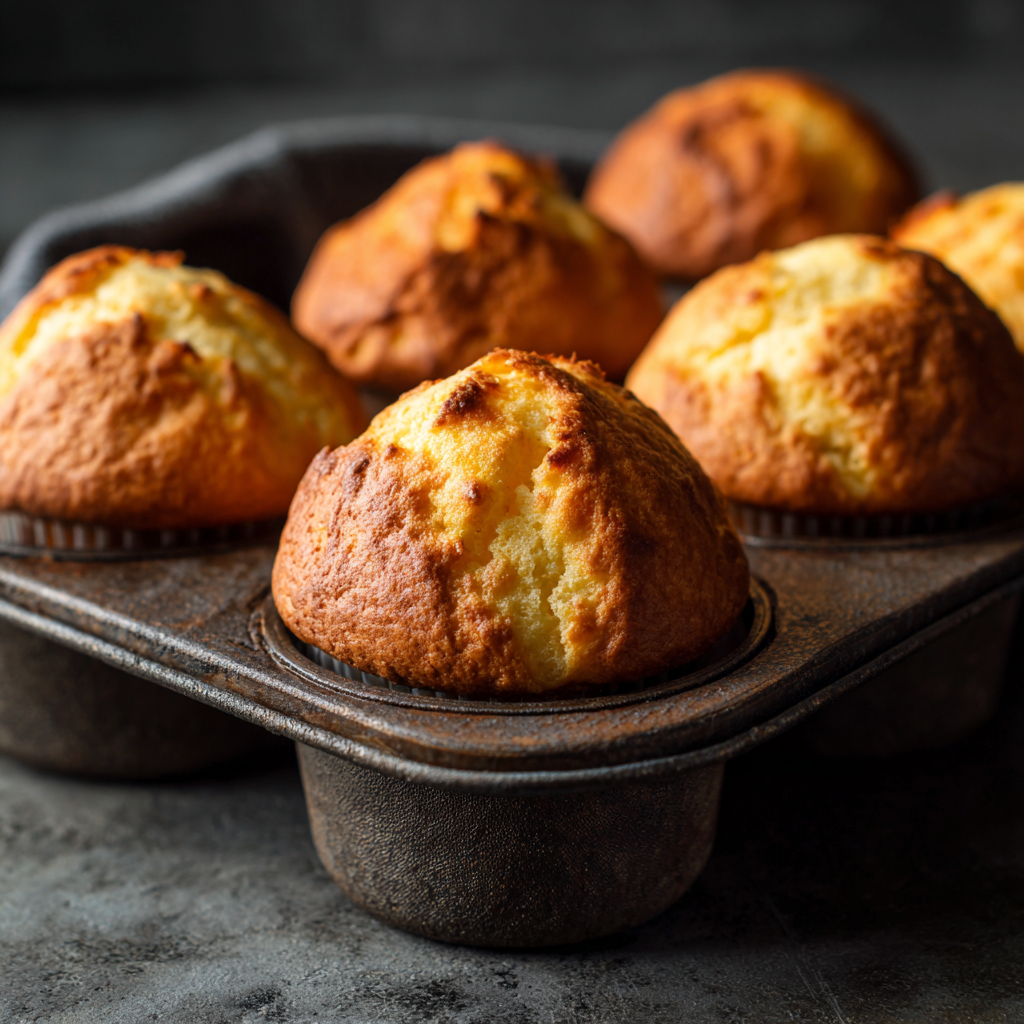 Soft Yogurt Lemon Muffins Recipe