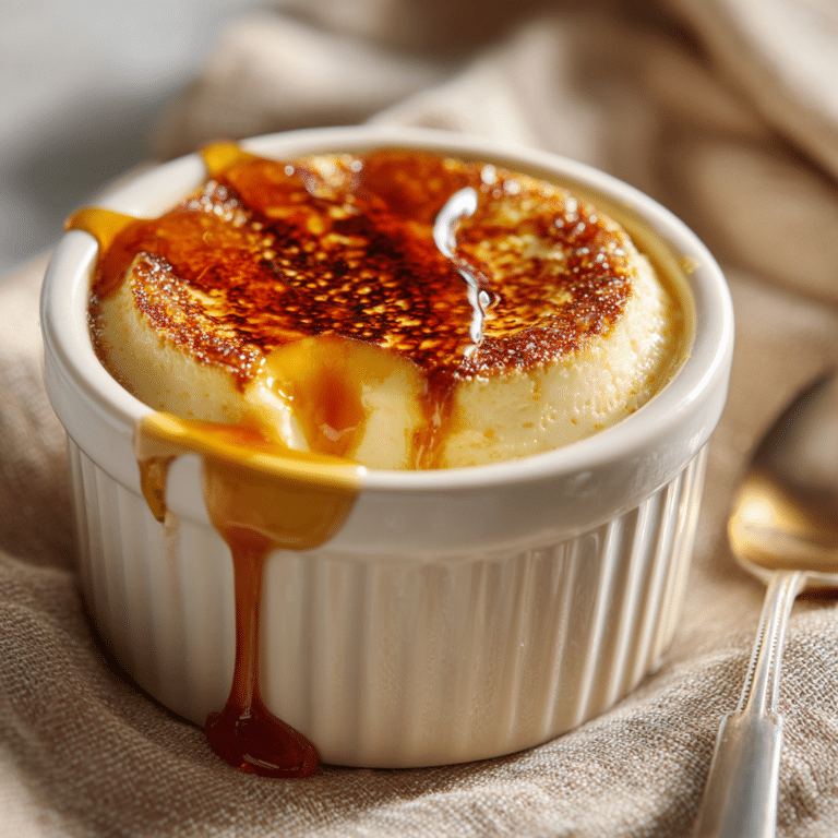 Baked Yogurt Custard with Honey Recipe