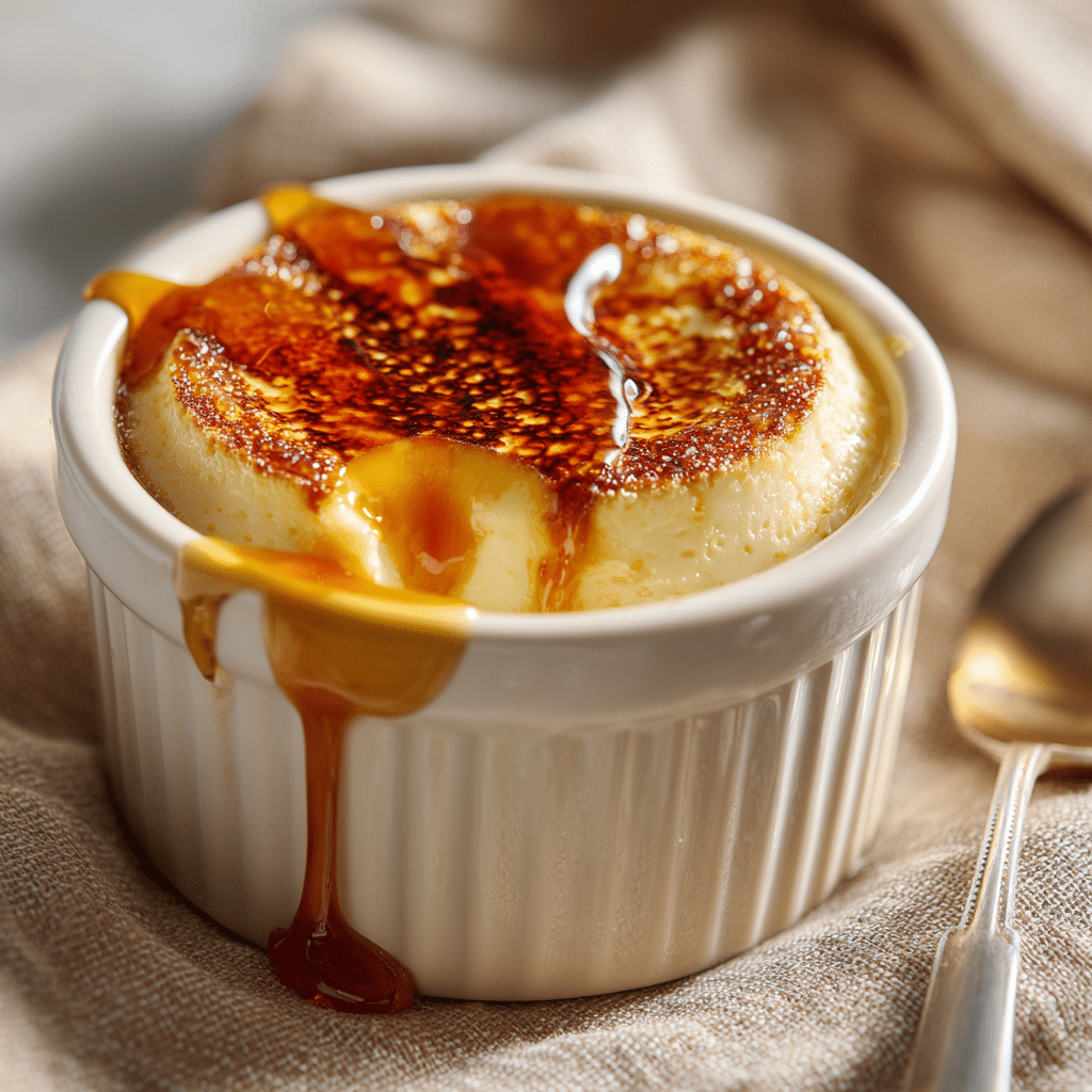 Baked Yogurt Custard with Honey Recipe
