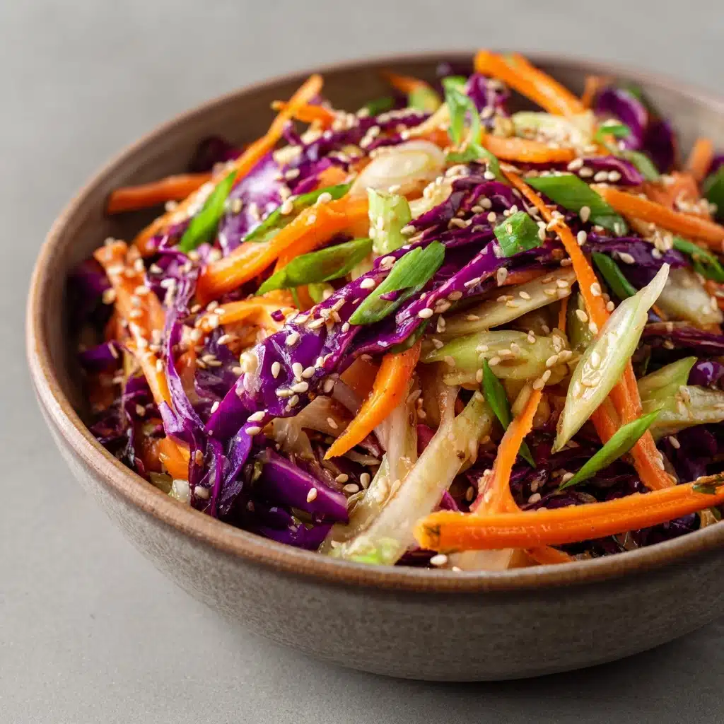 Asian-Inspired Cabbage Salad Recipe - Recipe Image