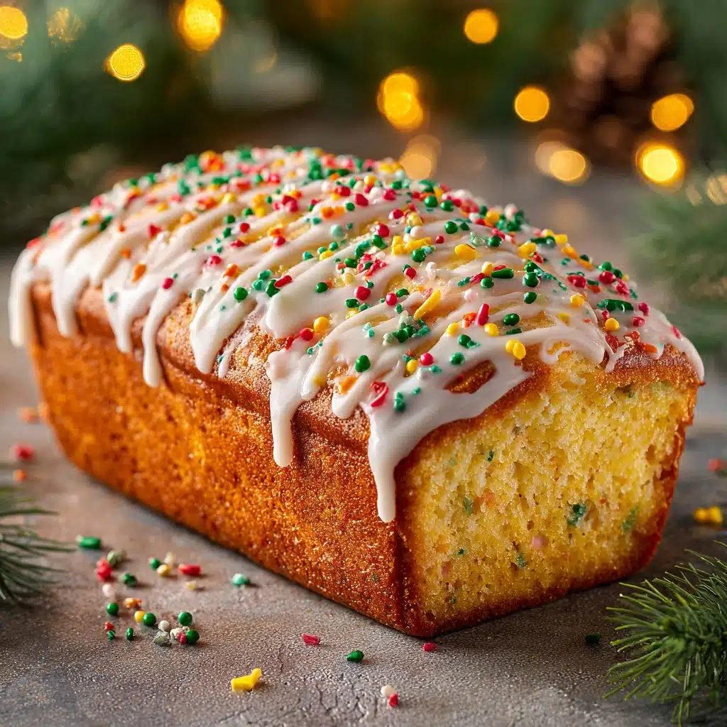 Christmas Sprinkle Buttermilk Bread Recipe - Recipe Image