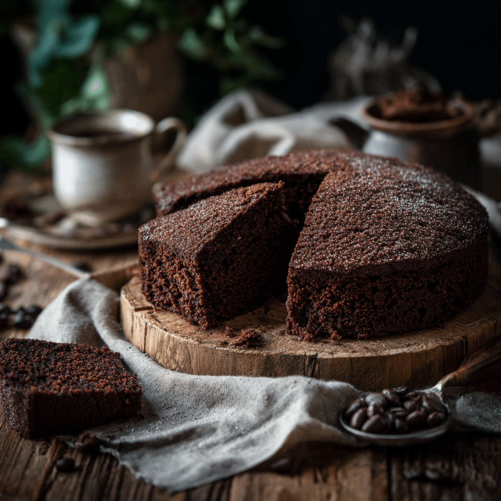 Brown Sugar Chocolate Breakfast Cake Recipe - Recipe Image