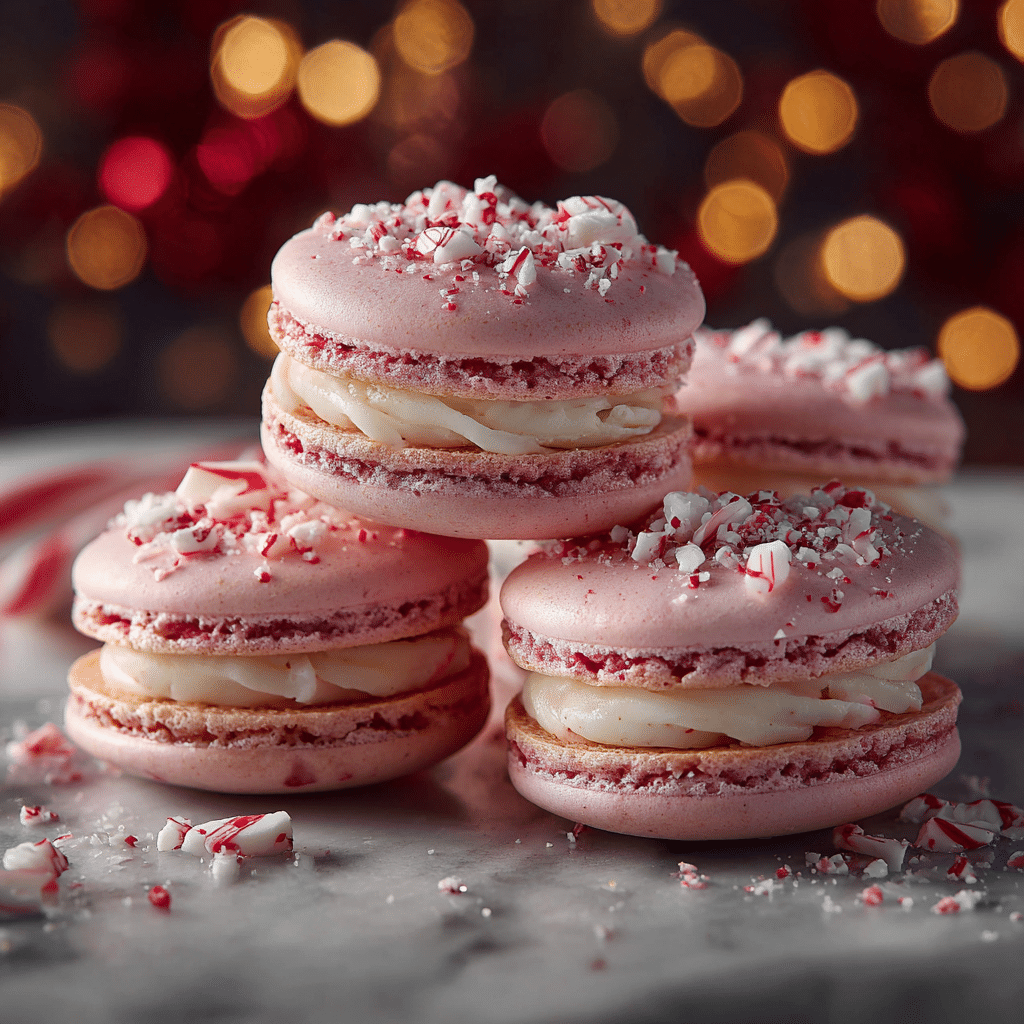 Peppermint Macarons Recipe - Recipe Image