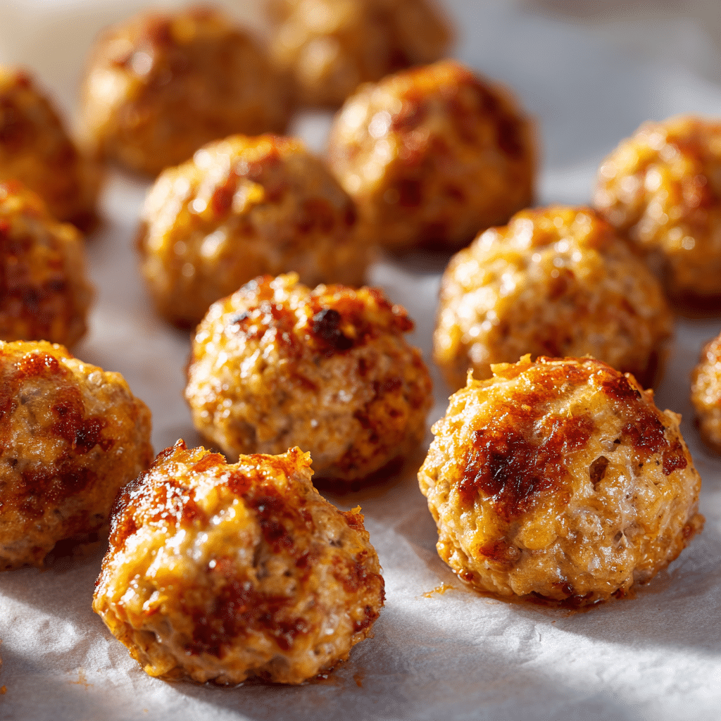 Homemade Rotel Sausage Balls Recipe - Recipe Image