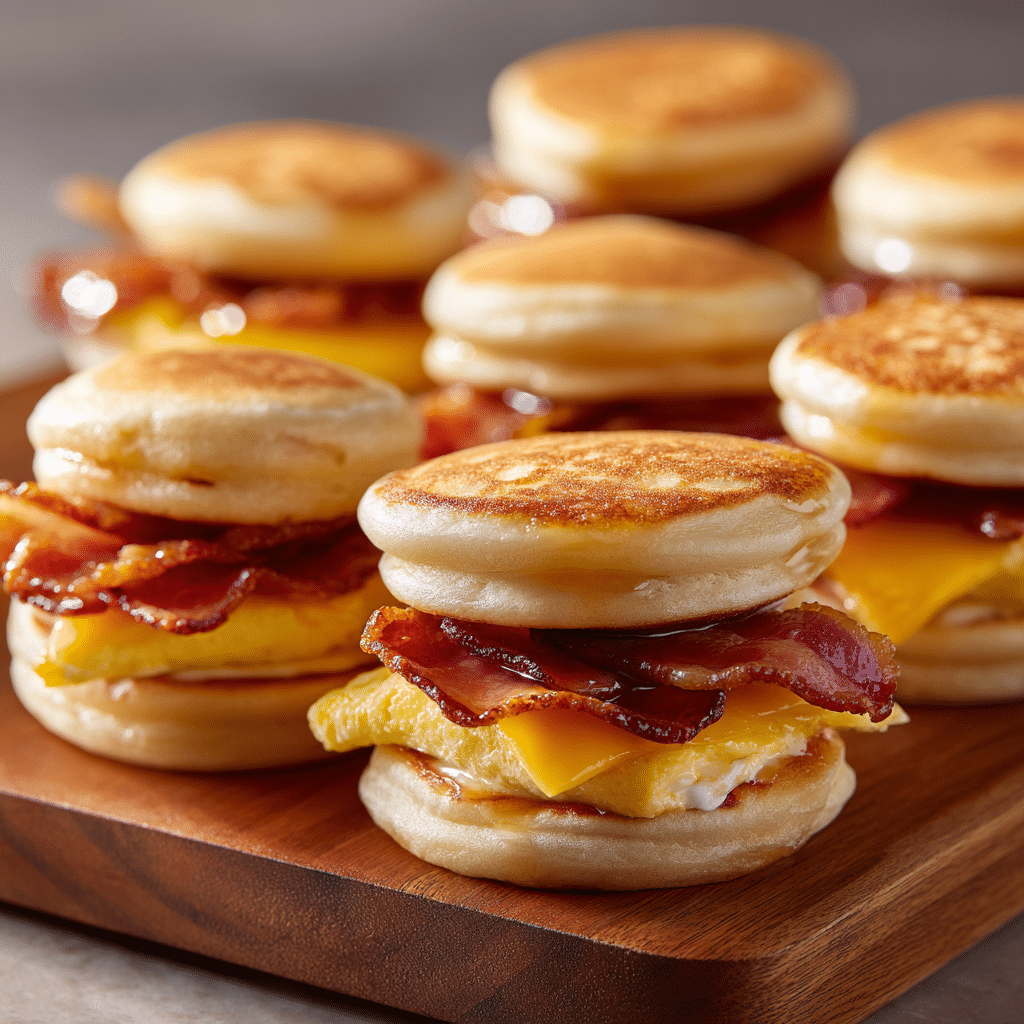 Savory Breakfast McGriddle Bites Recipe - Recipe Image