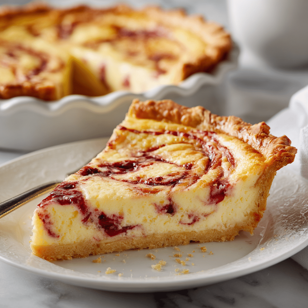 Cranberry Orange Custard Pie Recipe - Recipe Image