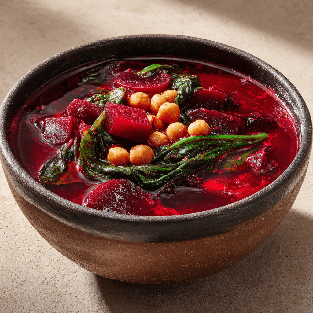 Beet, Spinach & Chickpea Stew Recipe - Recipe Image