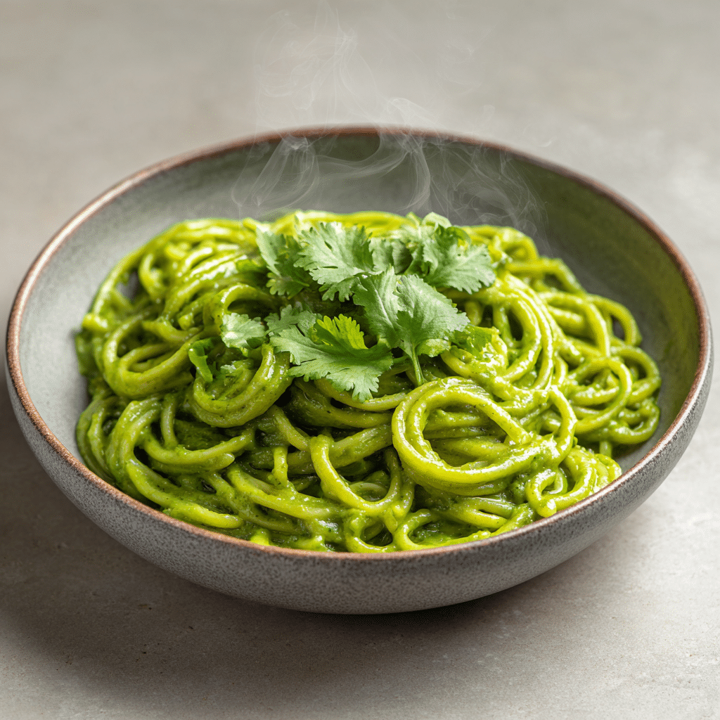 Creamy Mexican Green Spaghetti (Espagueti Verde) - Recipe Image