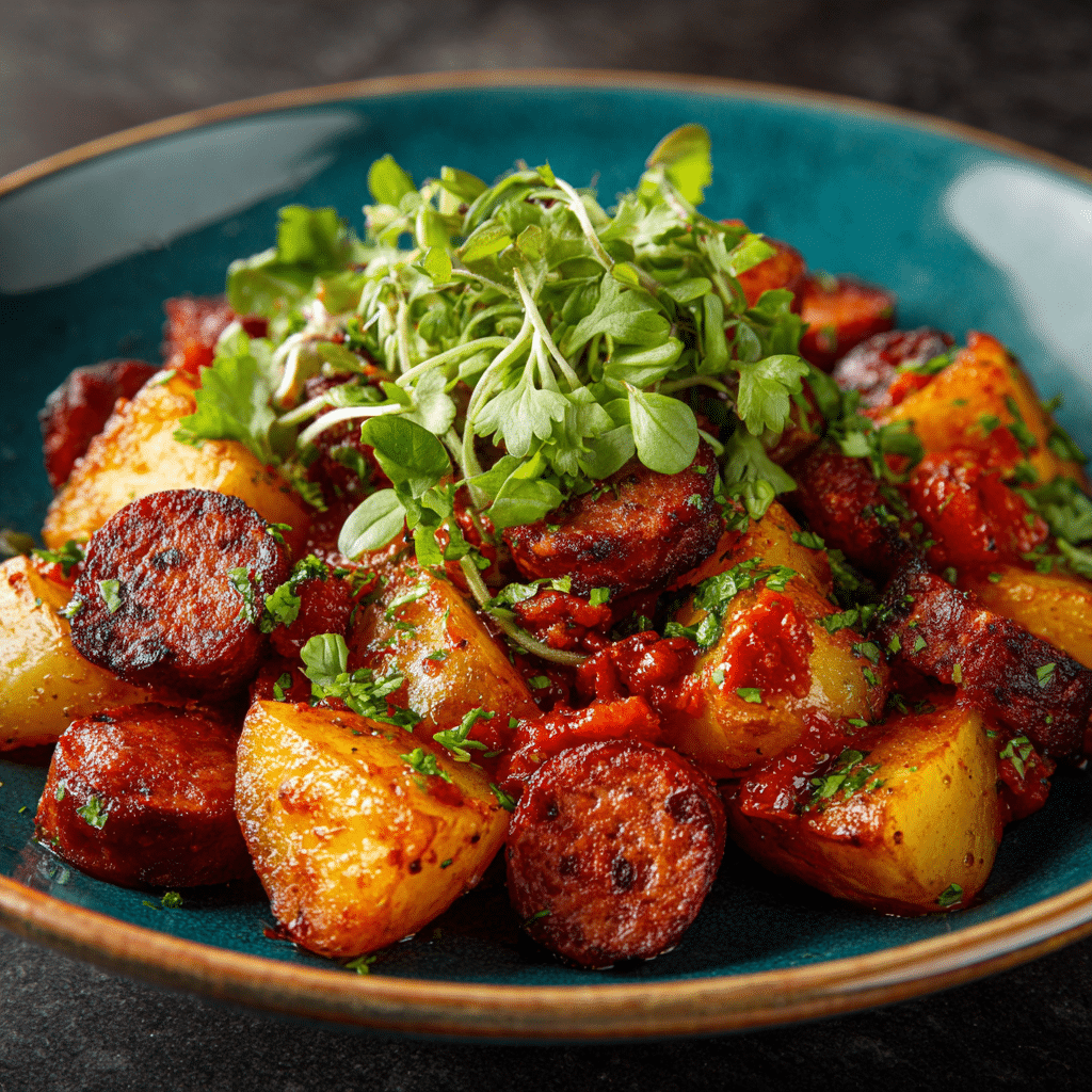 Papas con Chorizo - Recipe Image