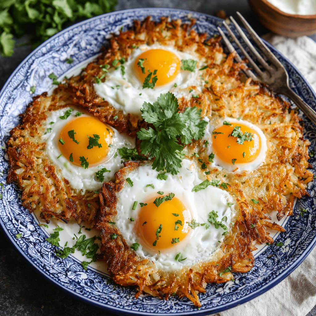 Crispy Rice Hash Browns with Creamy Center Recipe - Recipe Image