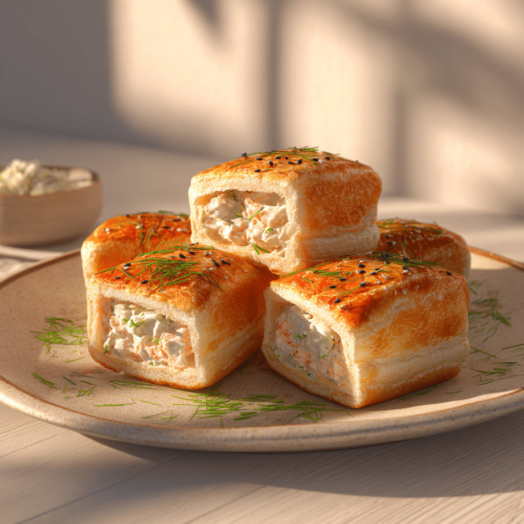 Creamy Rice-Stuffed Savory Waffles Bake Recipe - Recipe Image