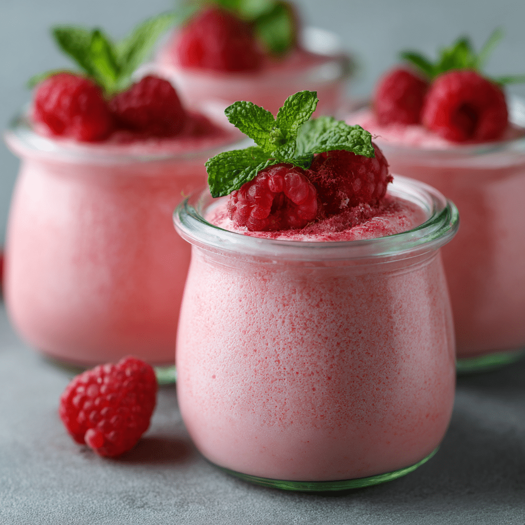 Raspberry Yogurt Mousse Recipe - Recipe Image