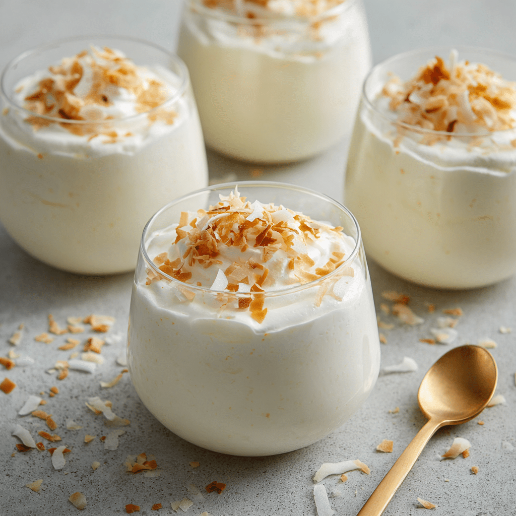 Coconut Cream Mousse Recipe - Recipe Image
