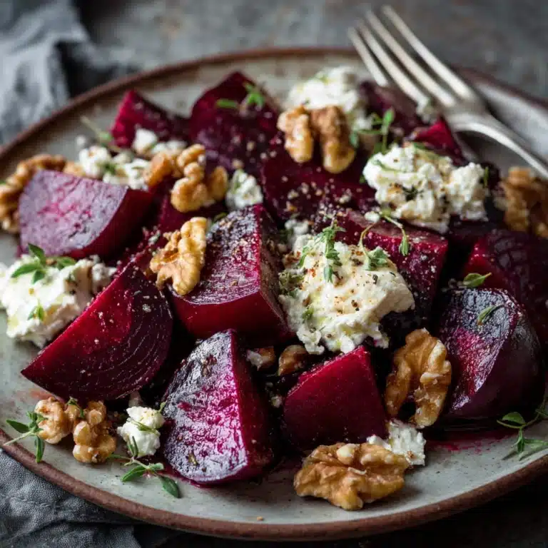 Roasted Beet and Goat Cheese Salad Recipe