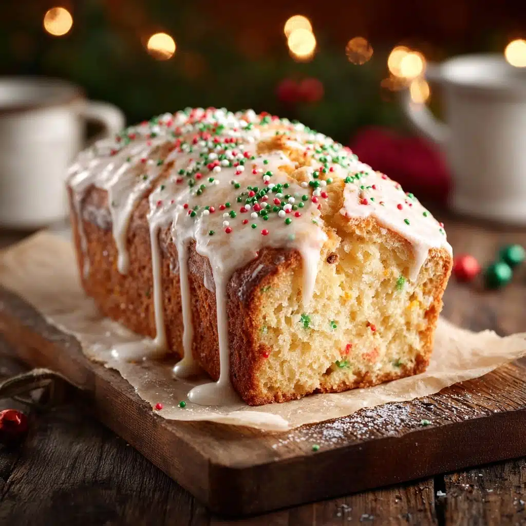 Christmas Sprinkle Buttermilk Bread Recipe - Recipe Image