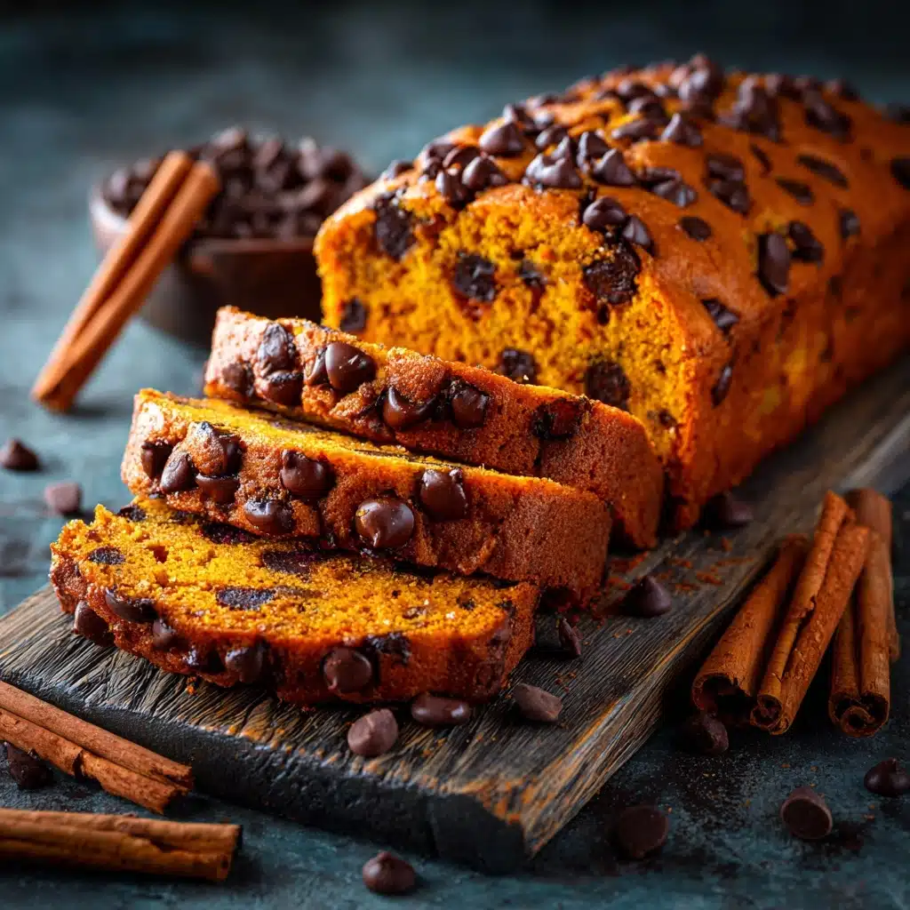 Pumpkin Chocolate Chip Bread Recipe - Recipe Image