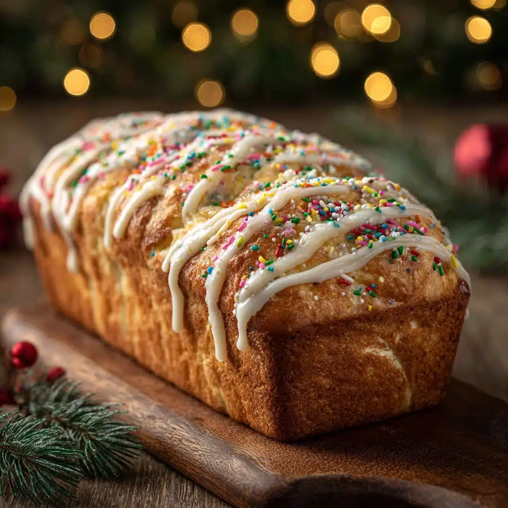 Christmas Sprinkle Buttermilk Bread Recipe - Recipe Image