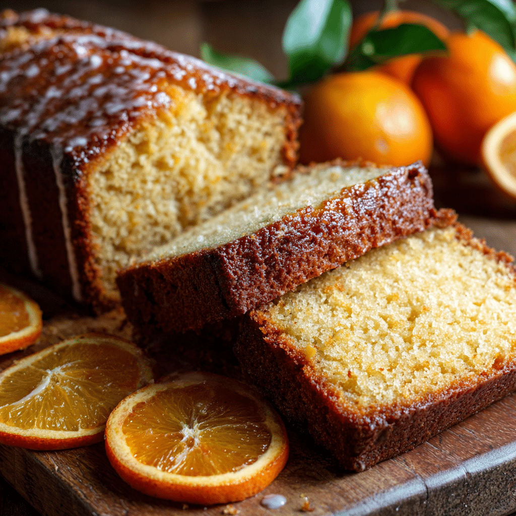 Christmas Spiced Orange Pound Cake Recipe - Recipe Image