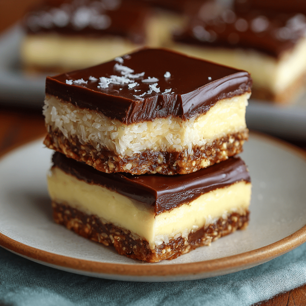 Vanilla Bean Nanaimo Bars Recipe - Recipe Image