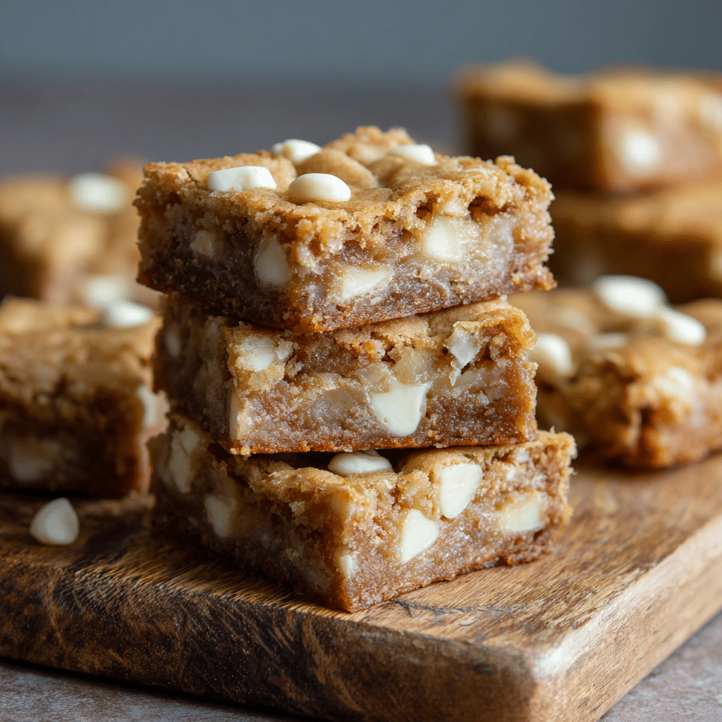 White Chocolate Blondies Recipe - Recipe Image