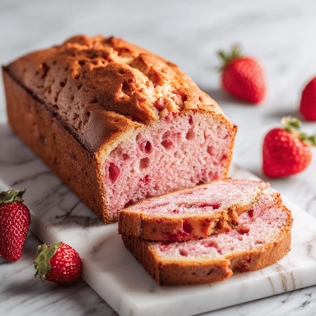Moist Strawberry Bread (One Bowl) Recipe - Recipe Image
