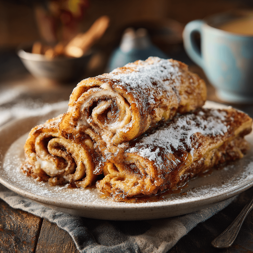 Cinnamon Roll French Toast Roll-Ups: A Sweet Escape Recipe - Recipe Image