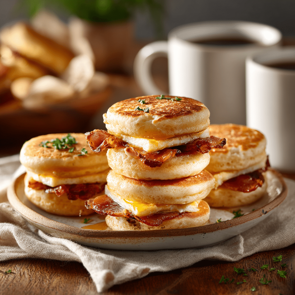 Savory Breakfast McGriddle Bites Recipe - Recipe Image