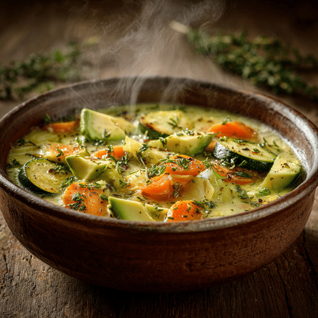 Warm Avocado & Vegetable Stew Recipe - Recipe Image