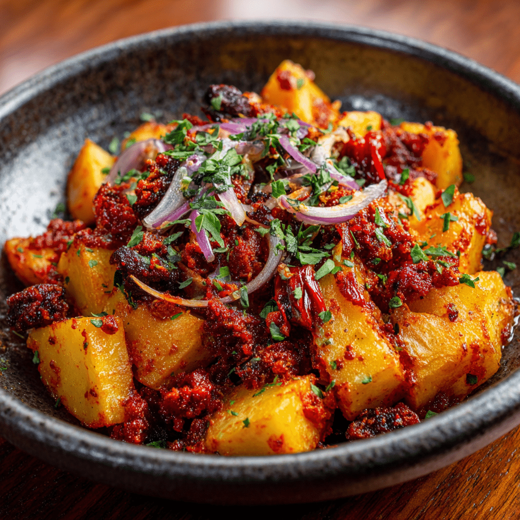 Papas con Chorizo - Recipe Image