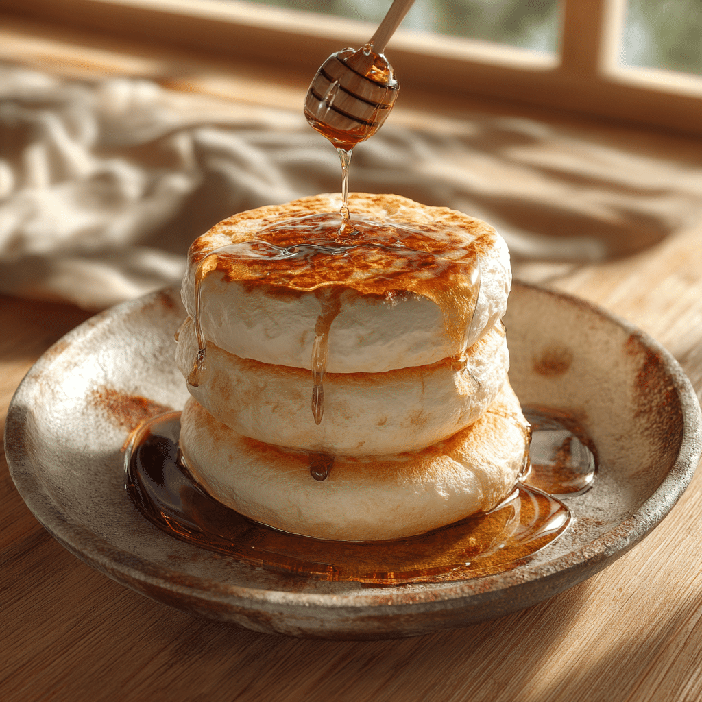 Vanilla Soufflé Hotcakes Recipe - Recipe Image