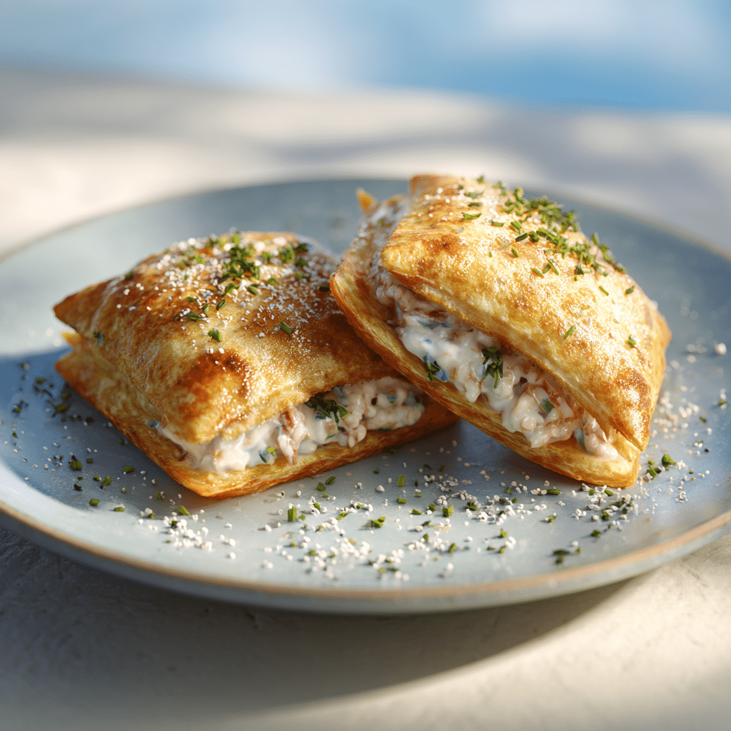 Creamy Rice-Stuffed Savory Waffles Bake Recipe - Recipe Image