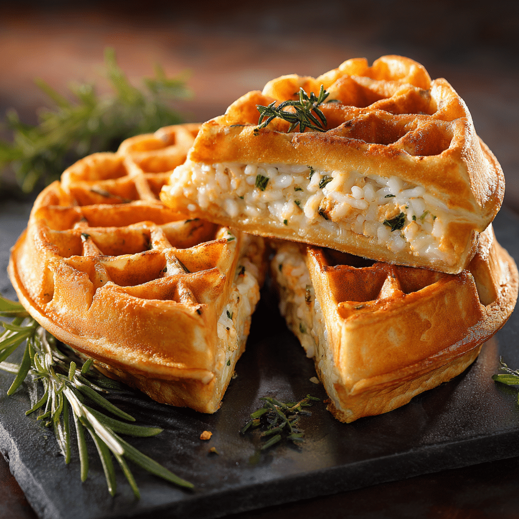 Creamy Rice-Stuffed Savory Pancake Bake Recipe - Recipe Image