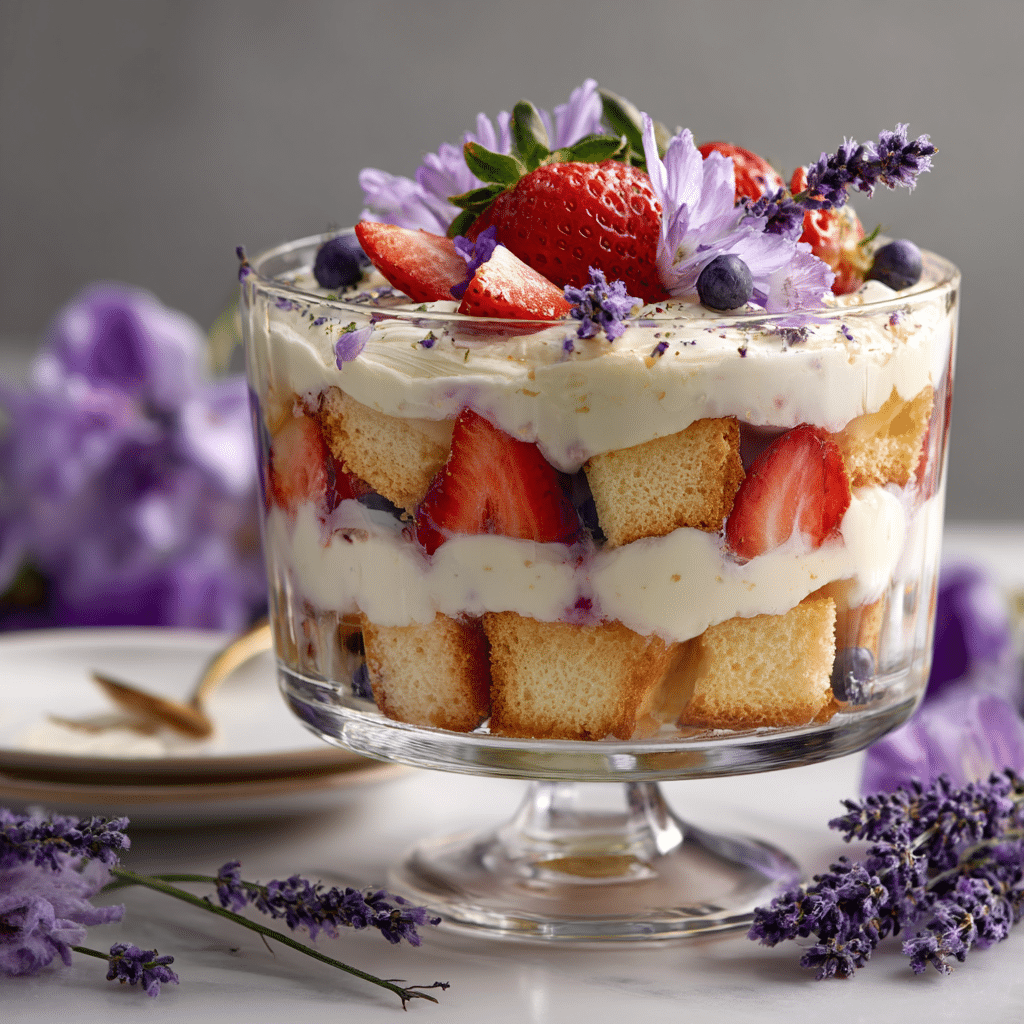 Delightful Lavender Honey Trifle Recipe