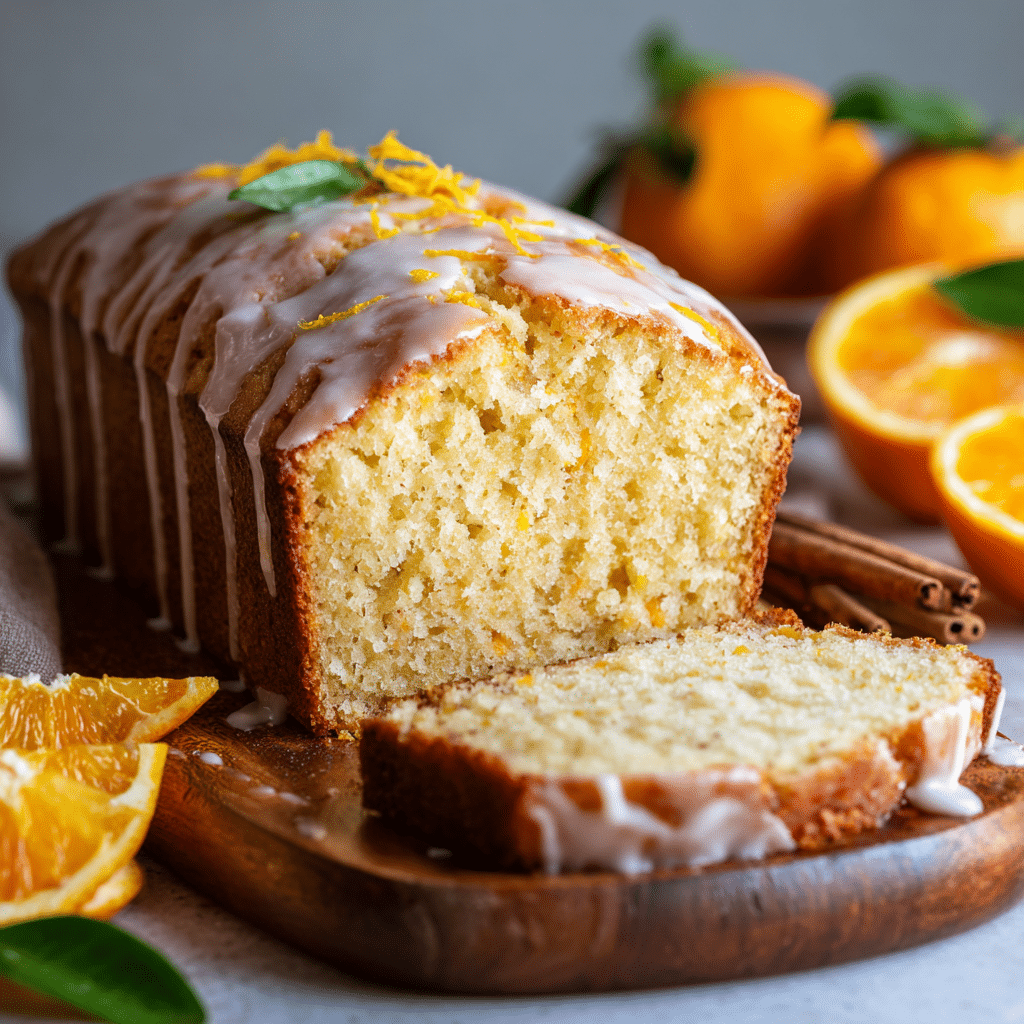 Christmas Spiced Orange Pound Cake Recipe