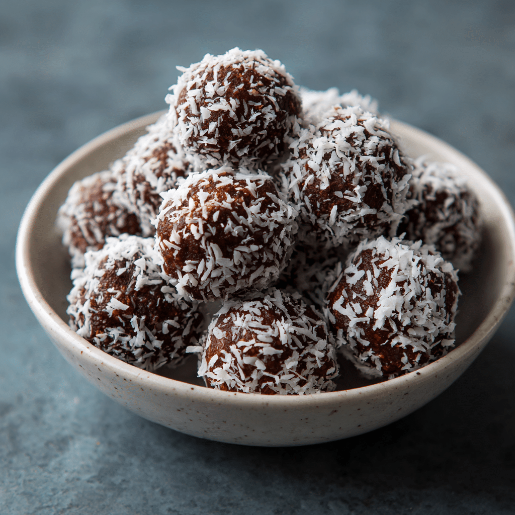 Christmas Chocolate Coconut Balls (No-Bake) Recipe