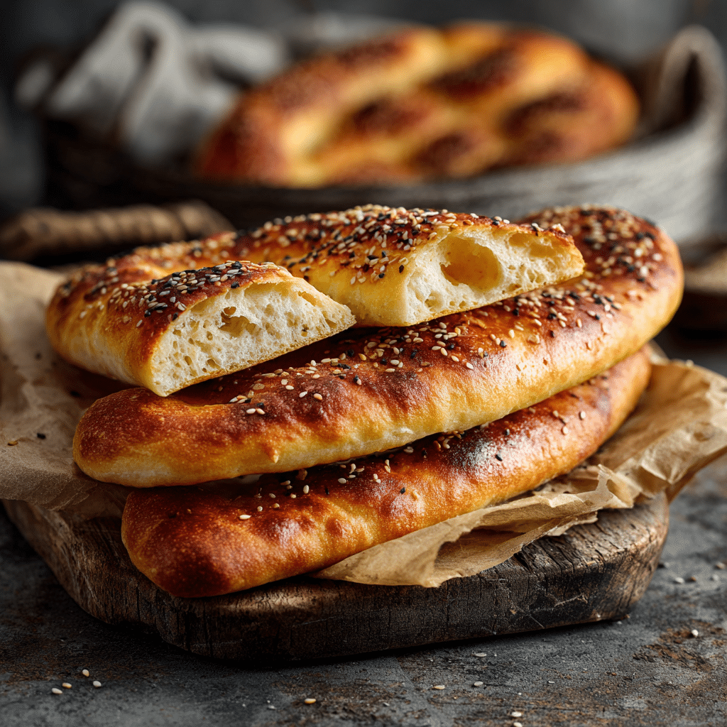 Fluffy Turkish Bread (Pide Bread) Recipe - Recipe Image