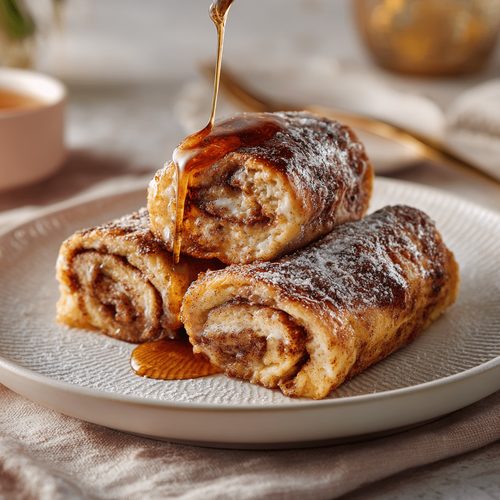 Cinnamon Roll French Toast Roll-Ups: A Sweet Escape Recipe - Recipe Image