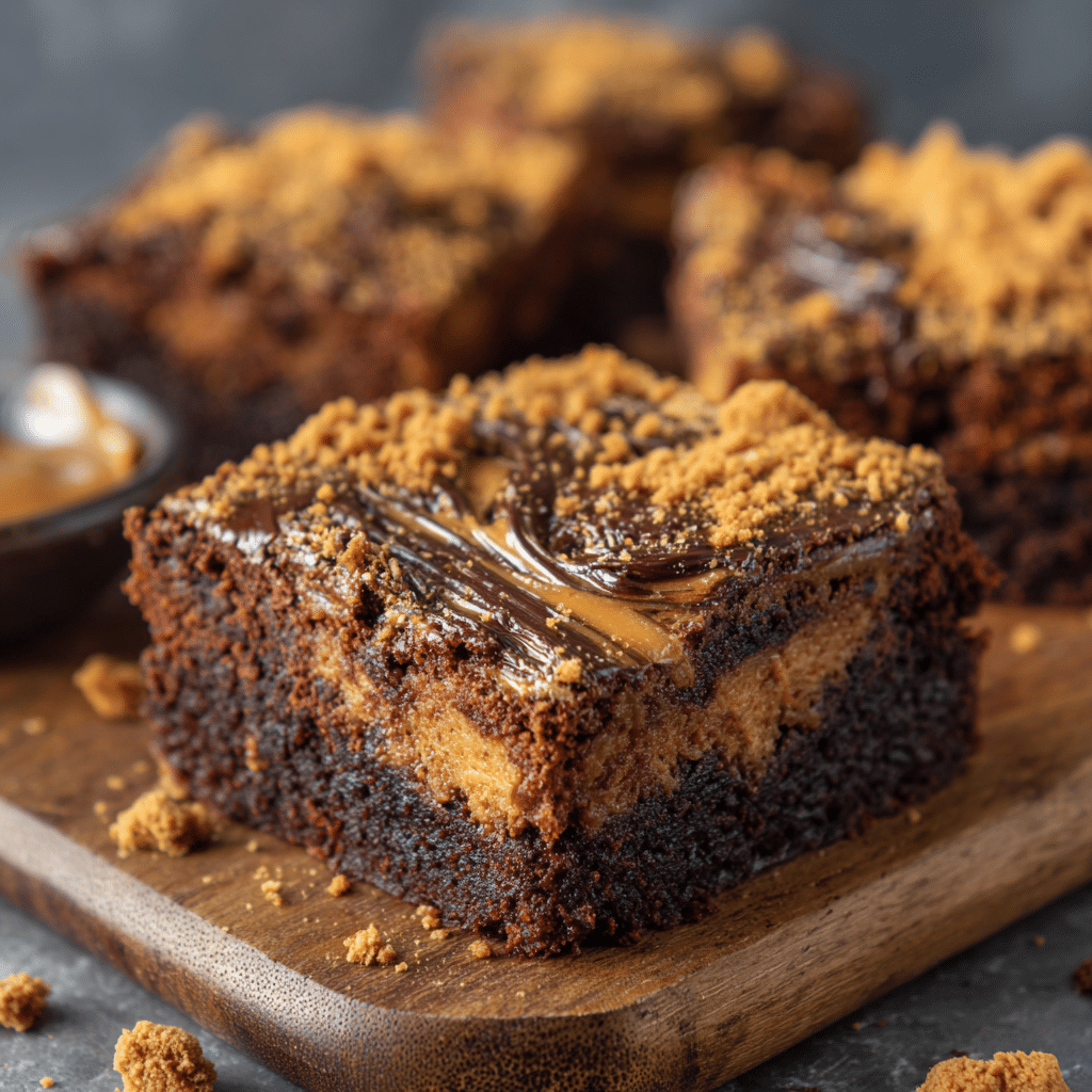 Vegan Biscoff Brownies Recipe