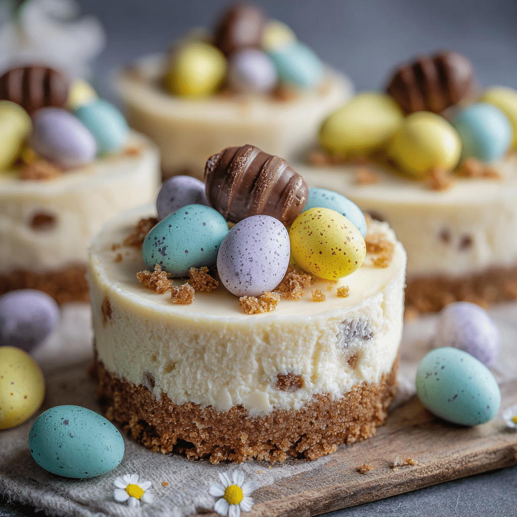 Vegan Mini Egg Cheesecake Recipe