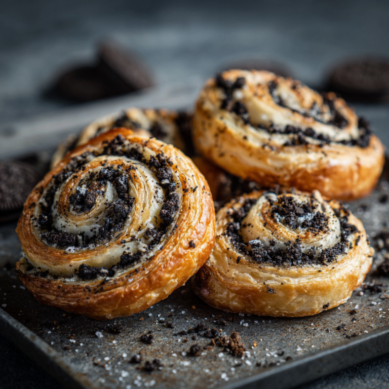 Vegan Oreo Puff Pastry Swirls Recipe