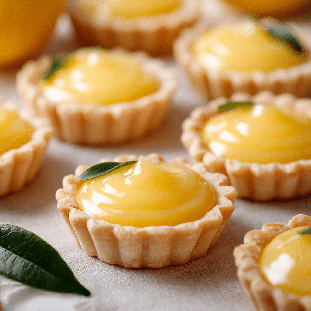 Vegan Mini Lemon Tarts Recipe