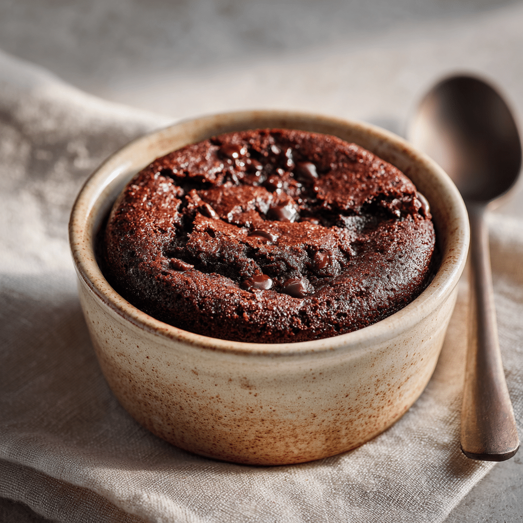 Single Serve Vegan Brownie Recipe