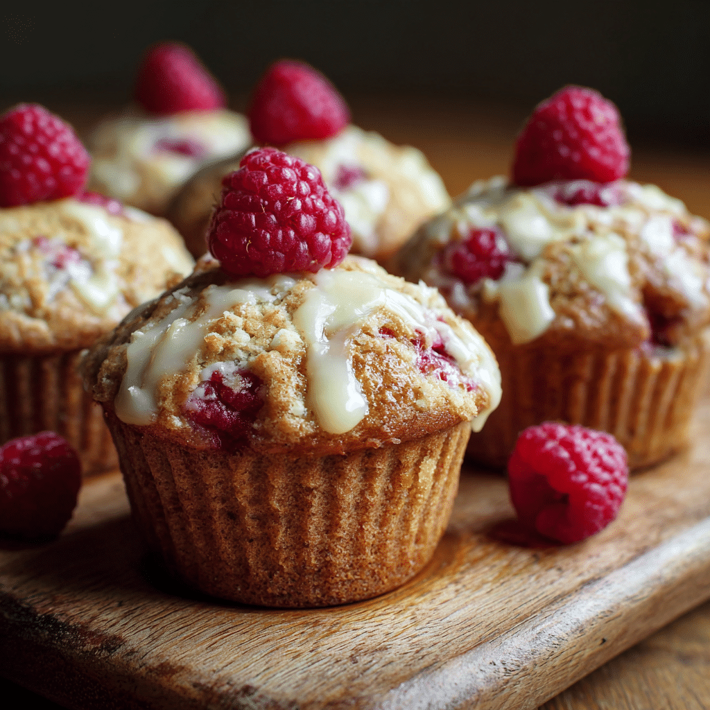Vegan White Chocolate & Raspberry Muffins Recipe